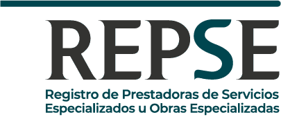Registro de Prestadoras de Servicios Especializados u Obras Especializadas (REPSE).